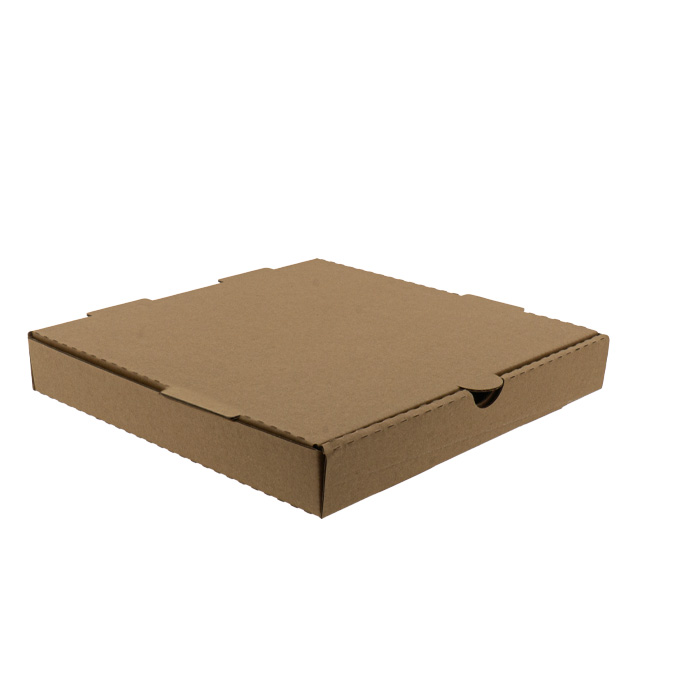 Pizza Boxes 26x26x4 cm with Extra Height – Kraft 50 pcs ...