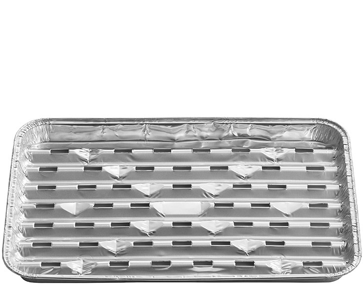 Miamex wegwerpschaal van aluminium met deksel voor het vervoer van